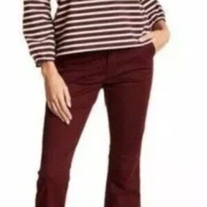 J.Crew Women’s Sammie Pant Burgundy Sz 26 # 290